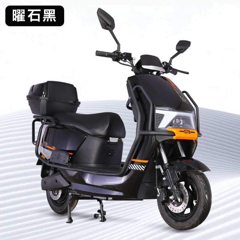 블랙 컴포트 버전 60V 5 블랙 골드 그래핀 대형 배터리 - 22Ah 듀얼 디스크 브레이크 1500와트 배터리 수명 킹