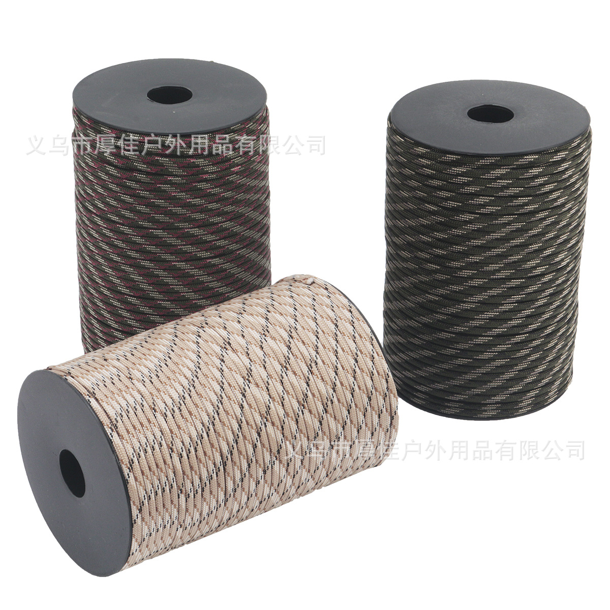 Cuerda de paracord de 9 núcleos de 100 metros para montaje en poste, para escalada al aire libre, camping, supervivencia de emergencia, pulsera trenzada DIY, paracord de nueve núcleos