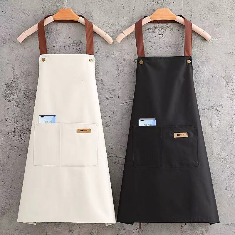 防水防油エプロン飲食男女作業服ウエスト周りカスタムinfo家庭用キッチン料理シンプルエプロン|undefined
