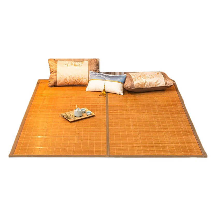 [Цельная доставка] Бамбуковый коврик 1,8 м Складной бытовой 1,5 м двусторонний коврик 0,9 м коврик для студенческого общежития