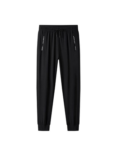 Men's Straight Leg Casual Pants, Large Size Loose Stretchy Thin Quick-Drying Breathable Summer Running Exercise Pants