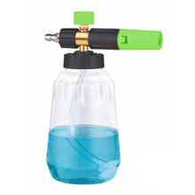 跨境快接泡沫枪清洗机泡沫喷壶喷枪透明PA壶高压洗车PA泡沫壶