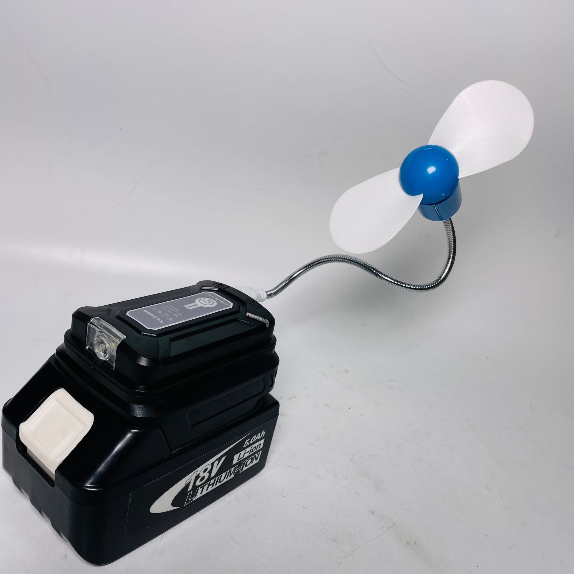 源头工厂 外贸锂电小风扇P23A款裸机双USB(MT插口)