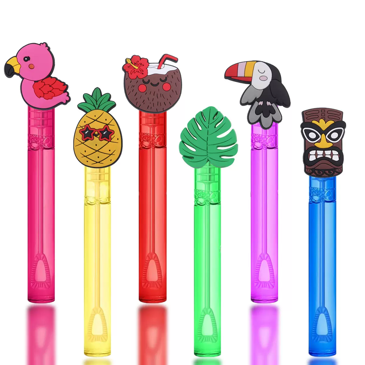 新款夏威夷系列泡泡棒跨境儿童创意玩具卡通小号泡泡水礼品亚马逊