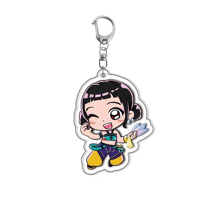 KPOP Caza de brujas Navidad Promoción de regalos pequeños colgantes de llaves de acrílico de dibujos animados Regalos pequeños