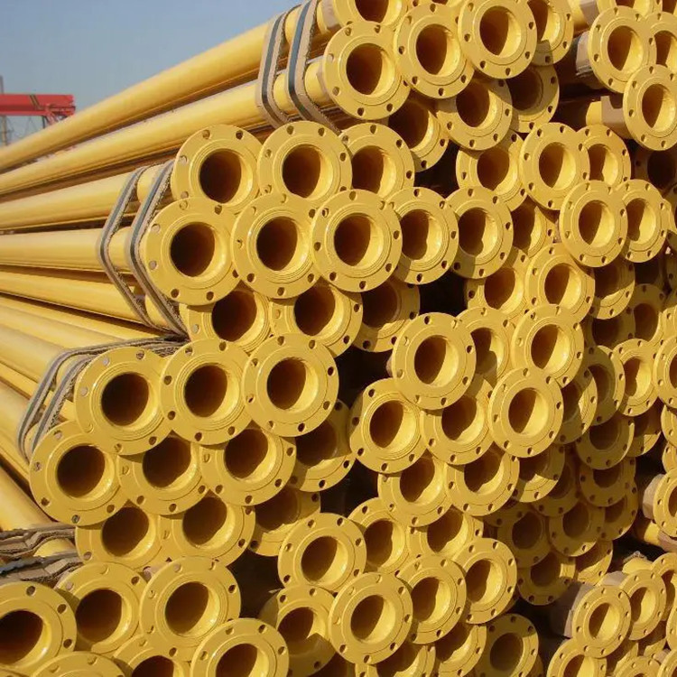 法兰连接涂塑钢管DN200/300饮用水输送管道消防给水涂塑复合钢管