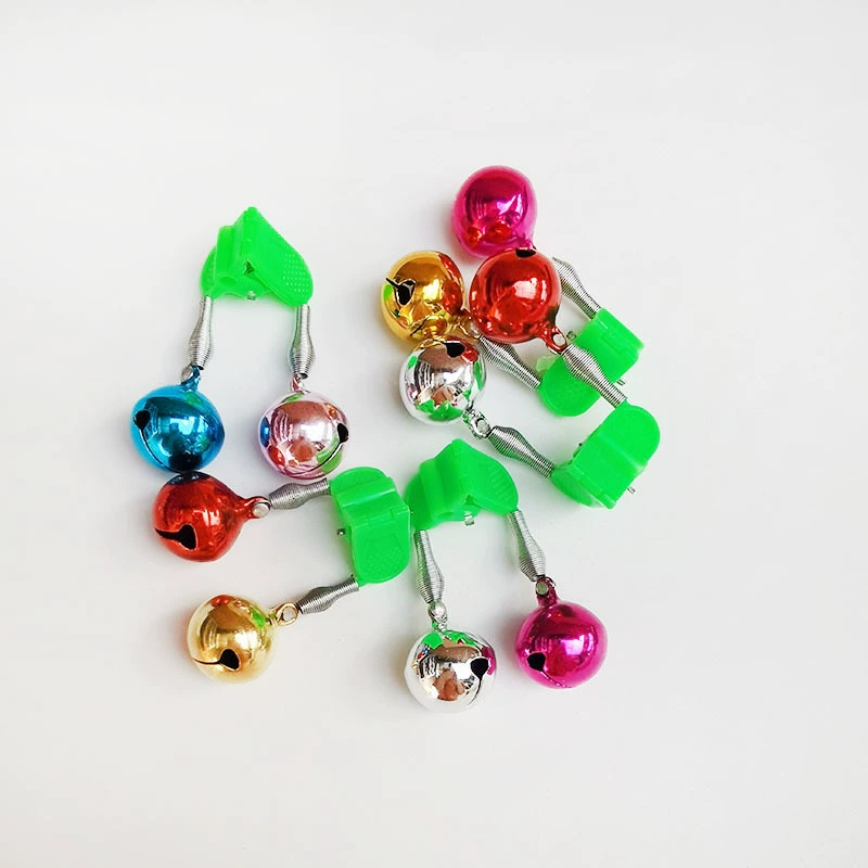 Рыболовные принадлежности Двойной колокол сигнализация пластиковый зажим для морской рыбалки