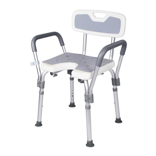 Aluminum alloy shower chair non-slip anti-rust shower chair bathroom toilet shower chair shower chair stool manufacturer direct sales