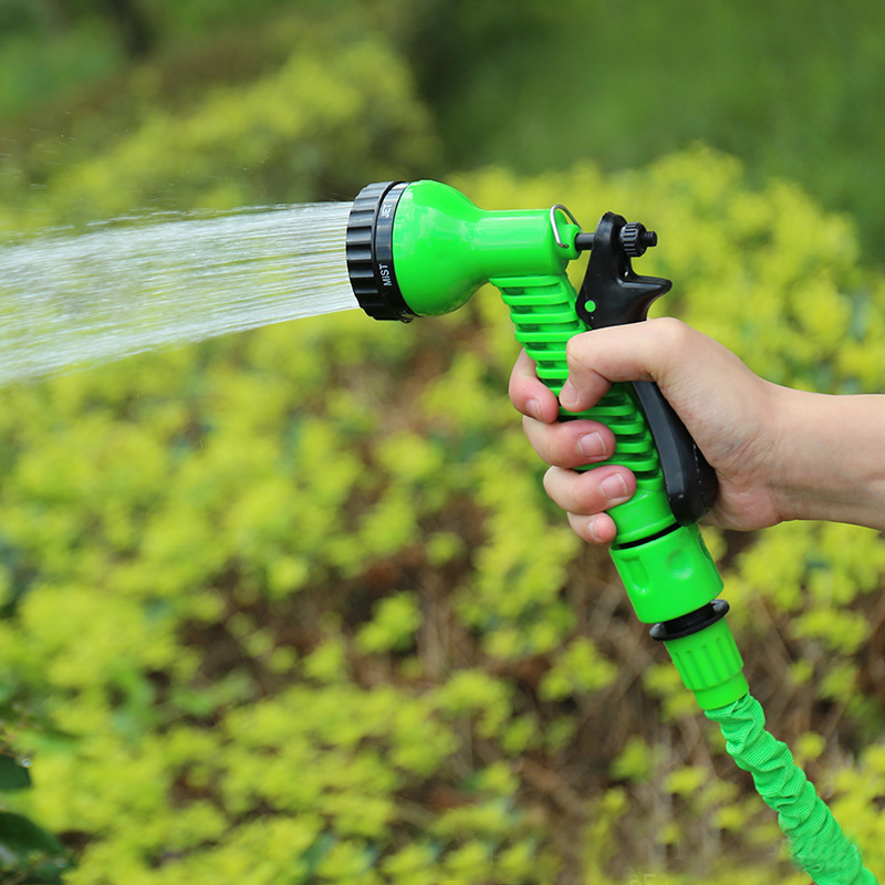 Plástico transfronterizo multifuncional riego de jardín pistola rociadora de agua herramienta de jardín riego de flores pistola rociadora riego agrícola verdura lavado de autos