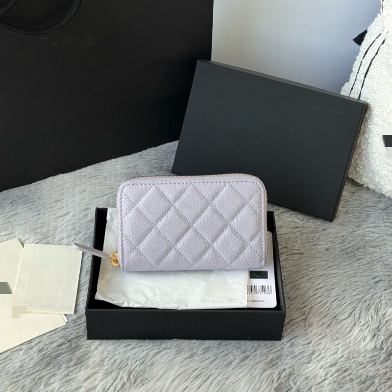 (Guangzhou cross-border original leather) New Chanel-style coin purse, LV long wallet, elegant women's card holder (Guangzhou cross-border original leather) New Chanel-style coin purse, LV long wallet, elegant women's card holder