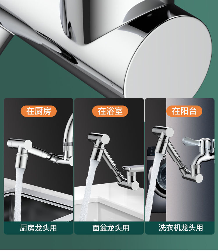The new faucet extender, a universal rotating faucet anti-splash water extender, is a kitchen filter and anti-base water wonder undefined
