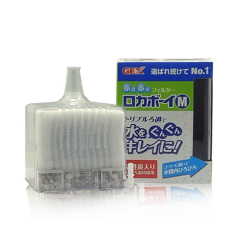 日本GEX五味水族箱鱼缸水妖精过滤器可当氧气砂头用
