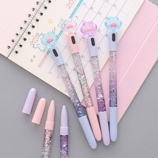 Cartoon glowing cute rollerball pen