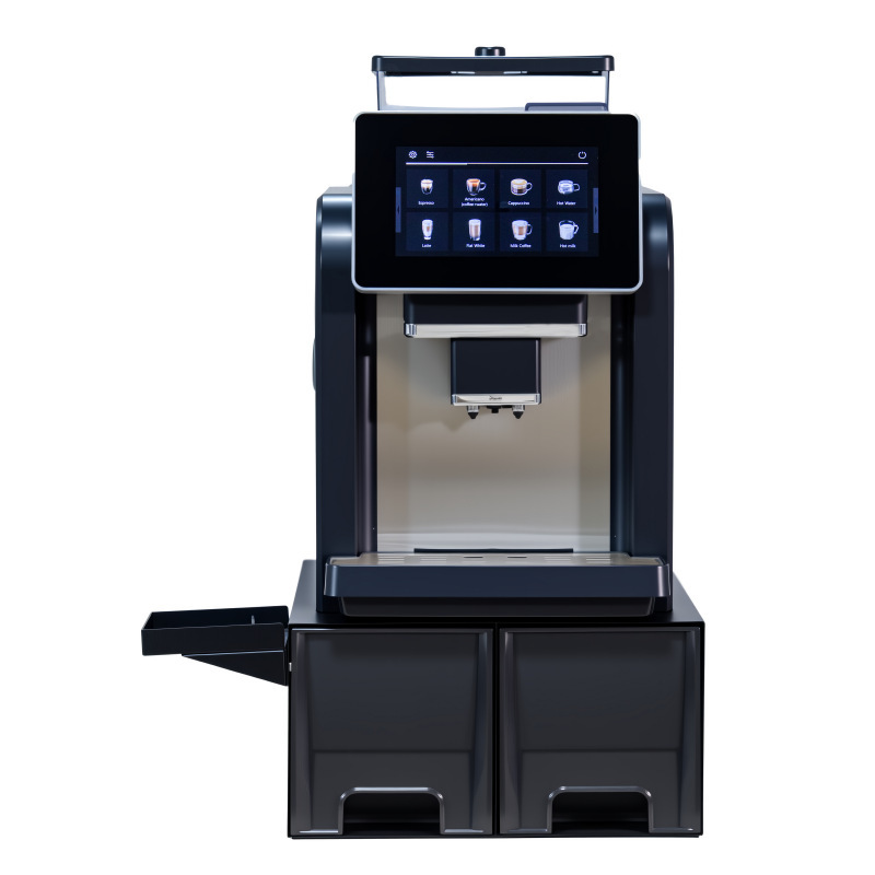 Commercial Heightening Bean Bin Grinding Integrated Fully Automatic Intelligent One-Touch Screen Cappuccino Espresso Machine Commercial Heightening Bean Bin Grinding Integrated Fully Automatic Intelligent One-Touch Screen Cappuccino Espresso Machine