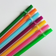 彩色條紋塑料加硬吸管 雙色吸管帶扣 塑膠螺紋吸管食品級吸管批發