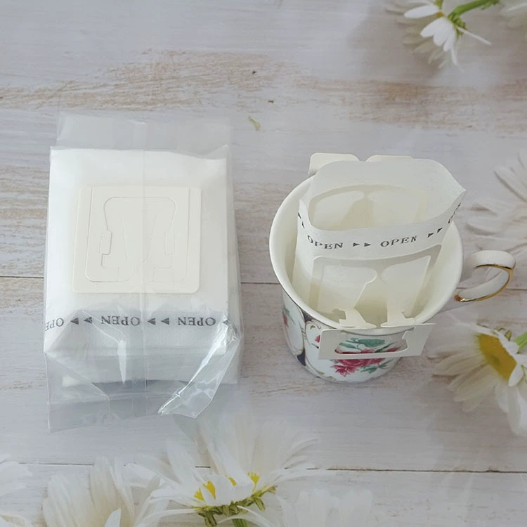 Висячие Ухо Фильтр Мешок Одноразовые Висячие Мешок Уха Ручной работы бумажный фильтр для кофе Бытовой Портативный Капельный Фильтр Сетка Чашки Пивоварения Фильтр-Мешок