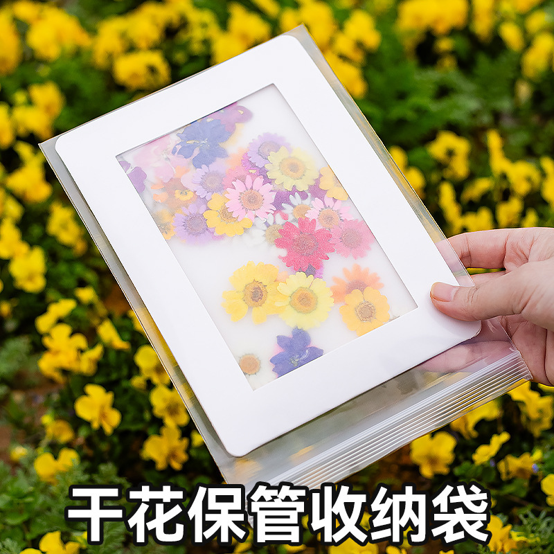 Dried Flower Storage Bag, Plant Specimen Embossed Handmade DIY Embossing Tool, Supporting Material Bag Storage Bag