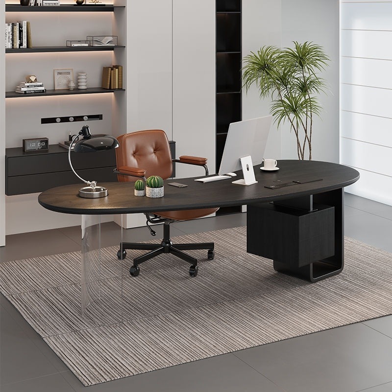 Desk solid wood desk light luxury modern computer table simple home…