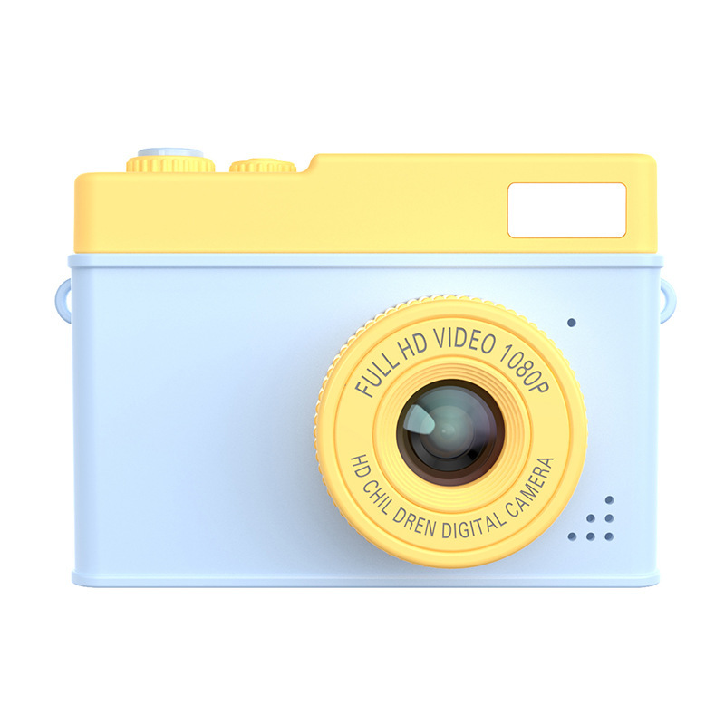 Dv04 Mini Retro Camera Front and Rear Dual Camera Video Shooting Autofocus Fun Graffiti Photo Sticker Kidsren's Photo