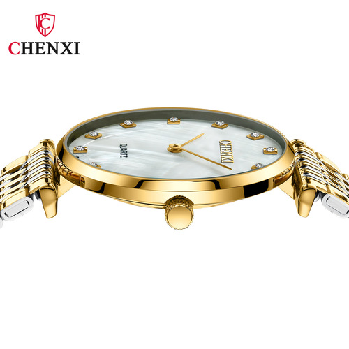 Couple pair watch Dawn steel band watch women and men wholesale cross-border foreign trade live broadcast couple quartz thin watch