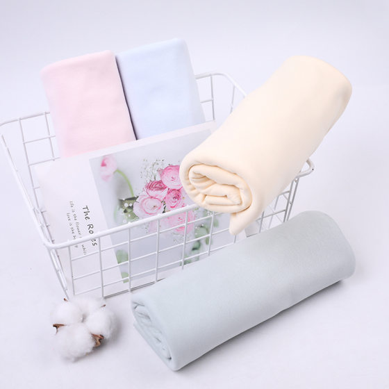 GOTS Organic Cotton Knitted Fabric 100 Cotton Cotton Knitted Double-sided Cloth T-shirt Fabric Combed Cotton Wool Fabric