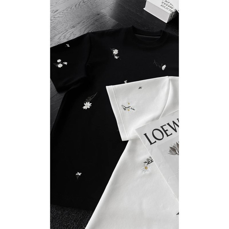 【高品質】春夏新作ファッション男女同型シンプルラウンドネックゆったり万能カジュアルファッションTシャツ|undefined