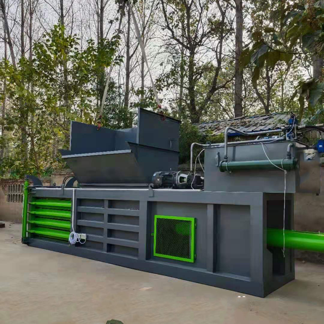 160型卧式液压废纸打包机 自动卧式液压打包机 塑料打包机价格