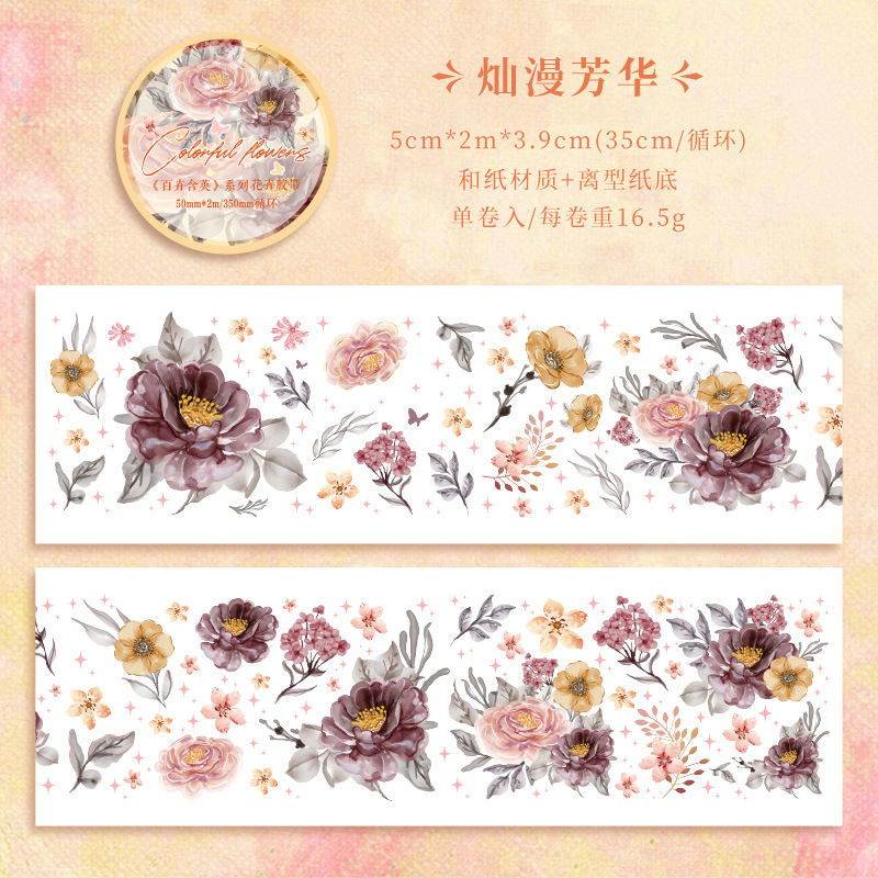 Baihui incluye cinta adhesiva de la cuenta de mano de encaje paisajístico pegatinas de la cuenta de mano adorable decoración del marco de la tarjeta Go