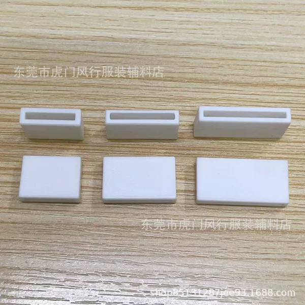 Spot White 25mm plastic lanyard square buckle 1 inch plastic square buckle 2.5cm webbing adjustment buckle box buckle