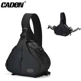 CADeN卡登数码相机包 K1斜挎带防雨罩单肩包三角相机包相机斜挎包