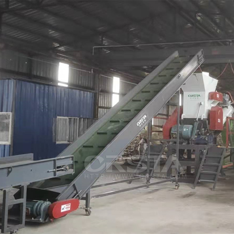 汽车废料机油滤清器破碎清洗甩干机，PP机油壶废料处置清洗机