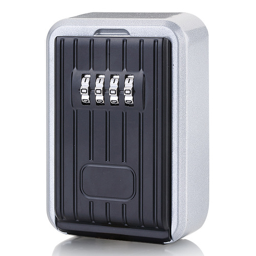 Cross-border new large capacity wall-mounted key box password key storage box organizer key box password lock