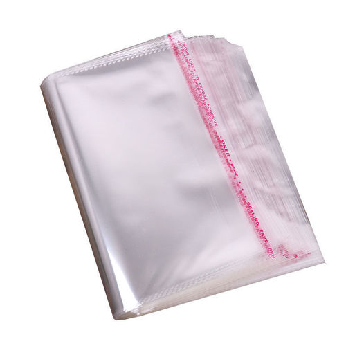 Transparent self-sealing bag packaging bag, 30cm wide clothing plastic printing bag OPP self-adhesive bag for wholesale