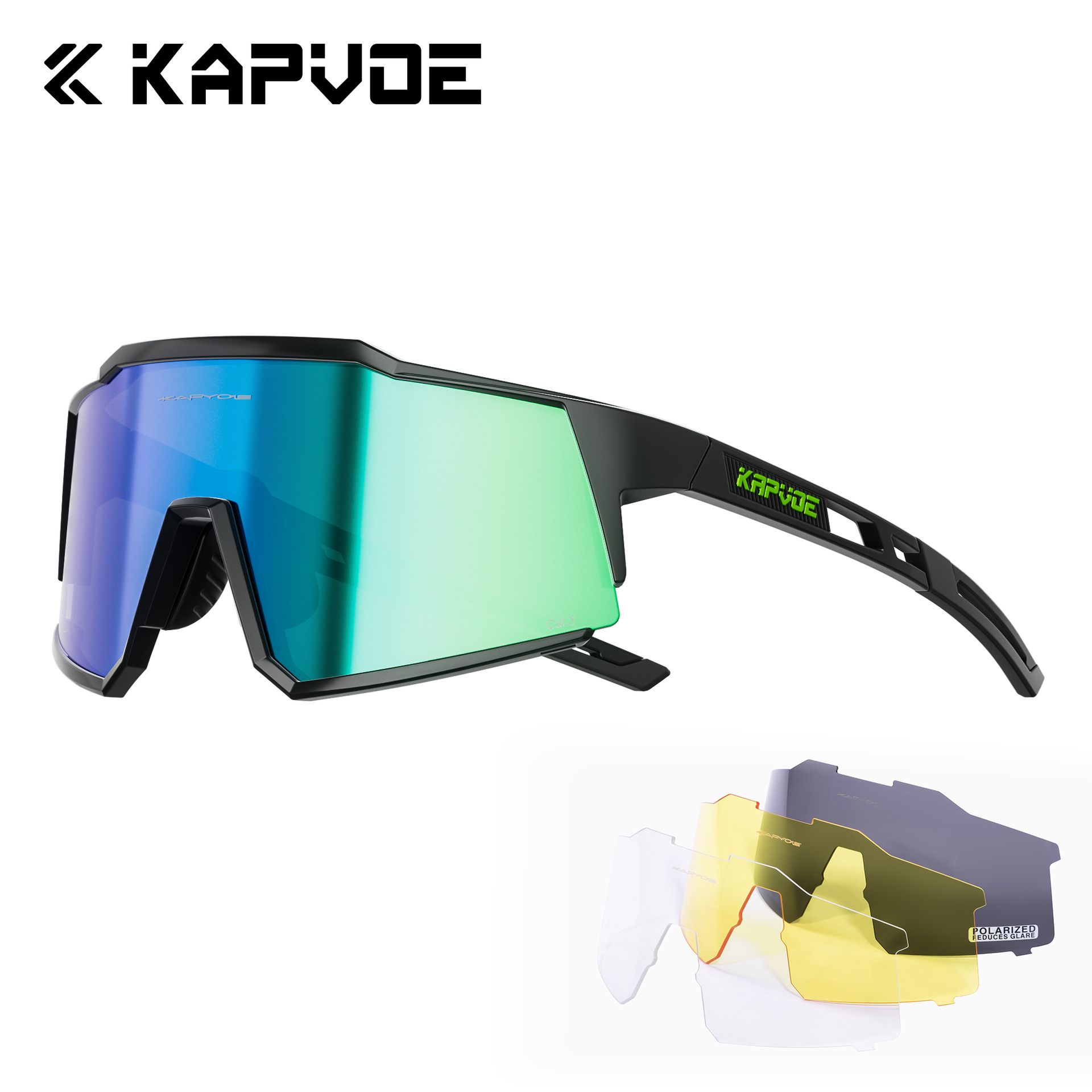 Gafas de Ciclismo Deportivas de TR90 Polarizadas a Prueba de Viento para Ciclismo