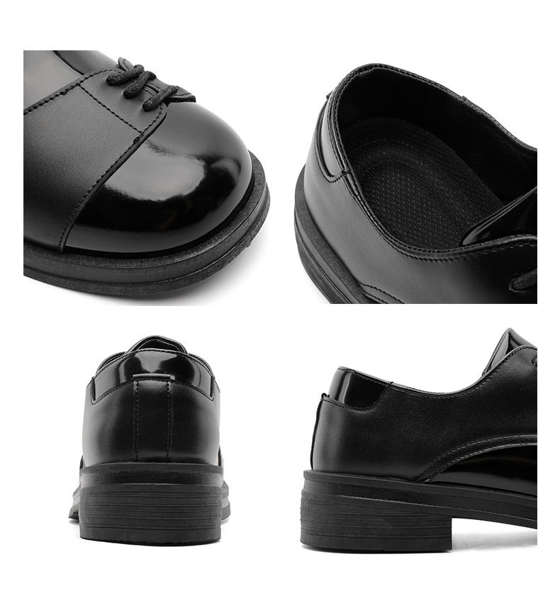 ShoeVault Herren Leder 2025 Neue Casual Herbst Britische Business Formale Hochzeit Square Toe Derby Schuhe_voghion.com