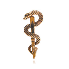 夏季新款簡約動物蛇胸針優雅氣質大衣西裝別針服飾胸花配飾批發