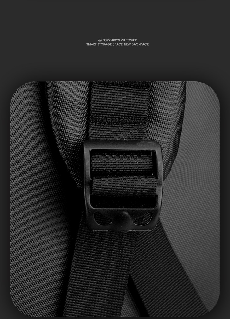 WEPOWER's new men's fashionable backpack, large-capacity business backpack, computer bag and student schoolbag undefined