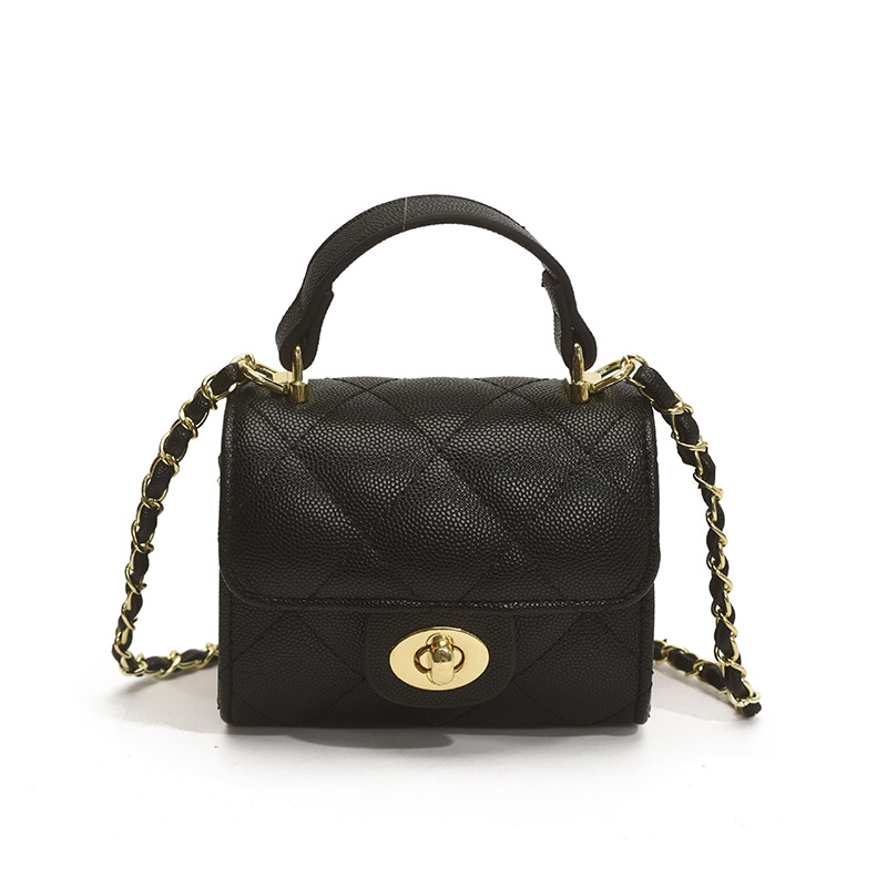 Bolso de cadena de moda coreana 2025 verano nuevo bolso pequeño bolso de hombro fragante bolso de mensajero de hilo bordado de diamantes mujer