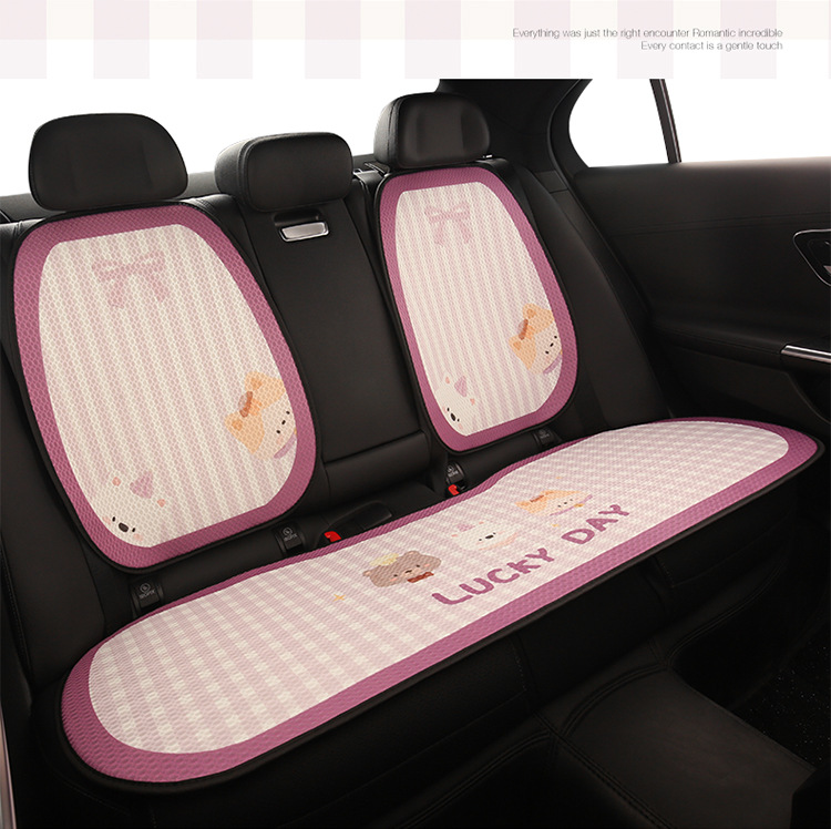26 Types of Car Seat Cushions, Suitable for All Seasons, High-End Feel, Purple Semi-Covered Seat Cushion Covers for Women, Small Car Suv Seat Covers