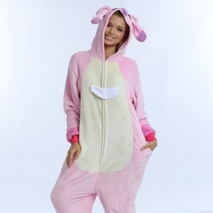 Mixed batch blue Stitch powder Stitch new one-piece pajamas can be worn at home