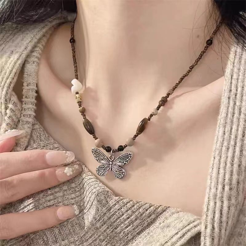 나비구슬목걸이 X2518E