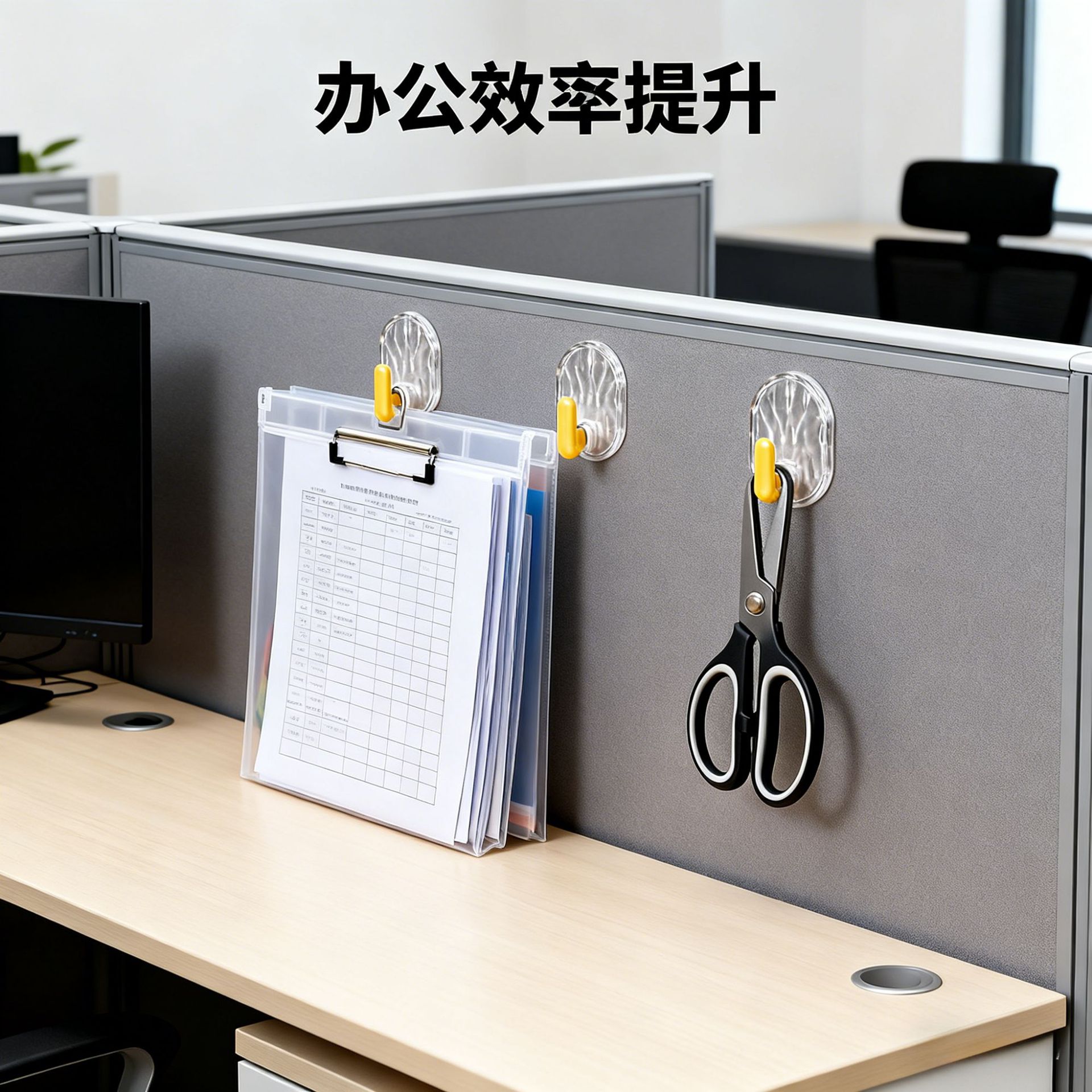 Plastic Adhesive Hooks, No-Drill, Traceless, Strong Hooks for Hanging Clothes, Kitchen Hooks, Storage Wall-Mounted Hooks, Nail-Free