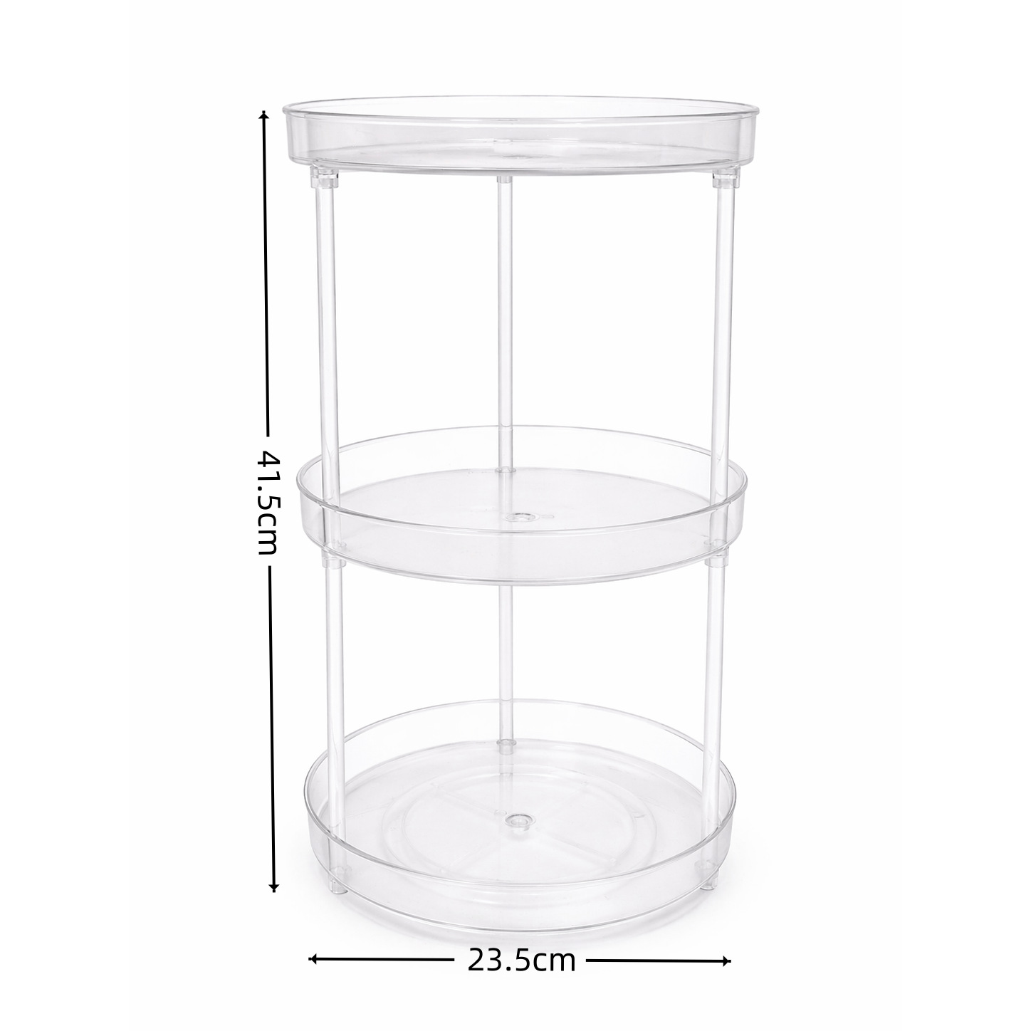 Estante de almacenamiento de condimentos de cocina giratoria transfronteriza Caja de almacenamiento de escritorio de baño Cosméticos de cuidado de la piel Estante de escritorio image 9