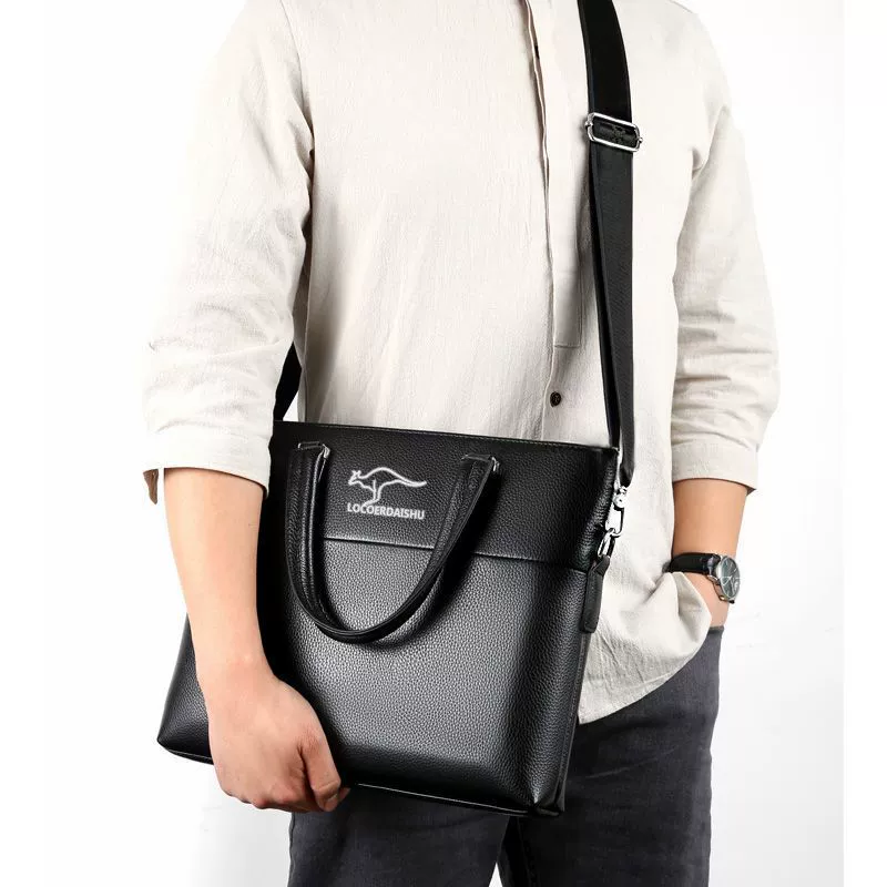 Small clutch bag, trend one-shoulder bag for leisure for documents