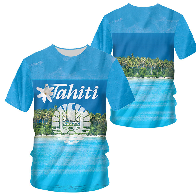 Nuevo Viking Viking transfronterizo Europa y América Impresión digital 3D de manga corta casual para hombres y mujeres Camiseta de fábrica entrega de una pieza