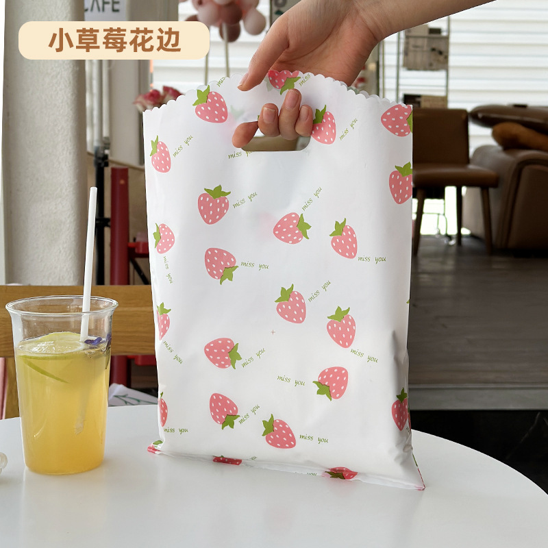 厚みのある絶妙な大小のギフトバッグ、ジュエリー、ウェアラブルハンドバッグ、かわいいショッピングバッグ、ビニール袋 Y42|undefined