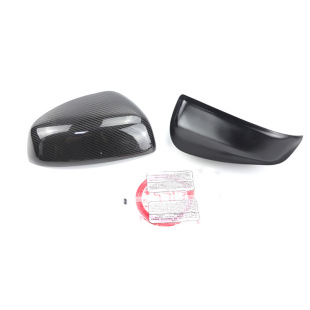 For Nissan Nissan 370Z Z34 Real Carbon Fiber Stick-On Rearview Mirror Shell Cover