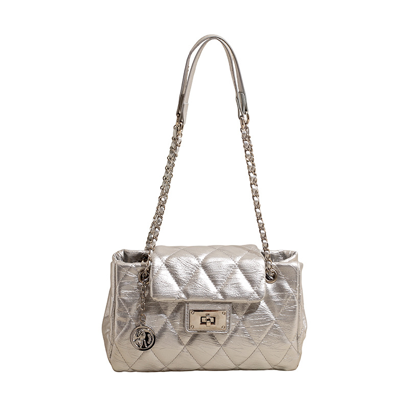 Bolso de cadena de grille de alta calidad para mujeres 2026 nuevo lujo cruzado de hombro ligero mochila de viaje ocio bolsa de mano