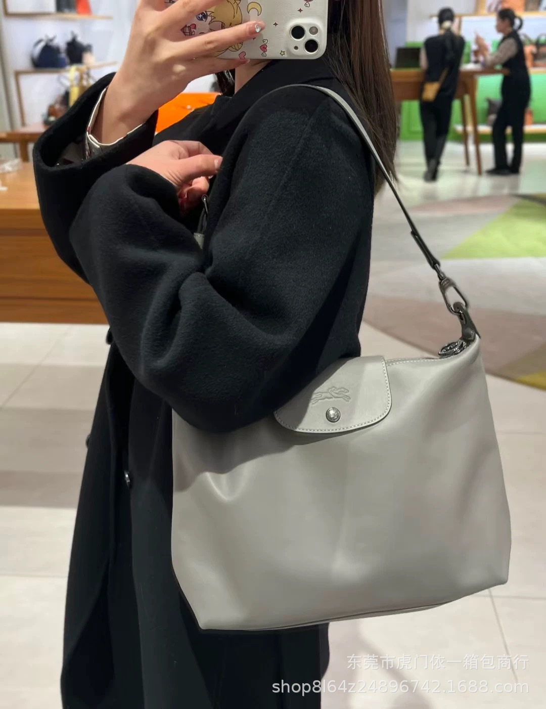 Versión de compra-2023 nuevo hobo bolso de piel de vaca bolso de axila bolso de hombro bolso de gran capacidad bolso de mujer