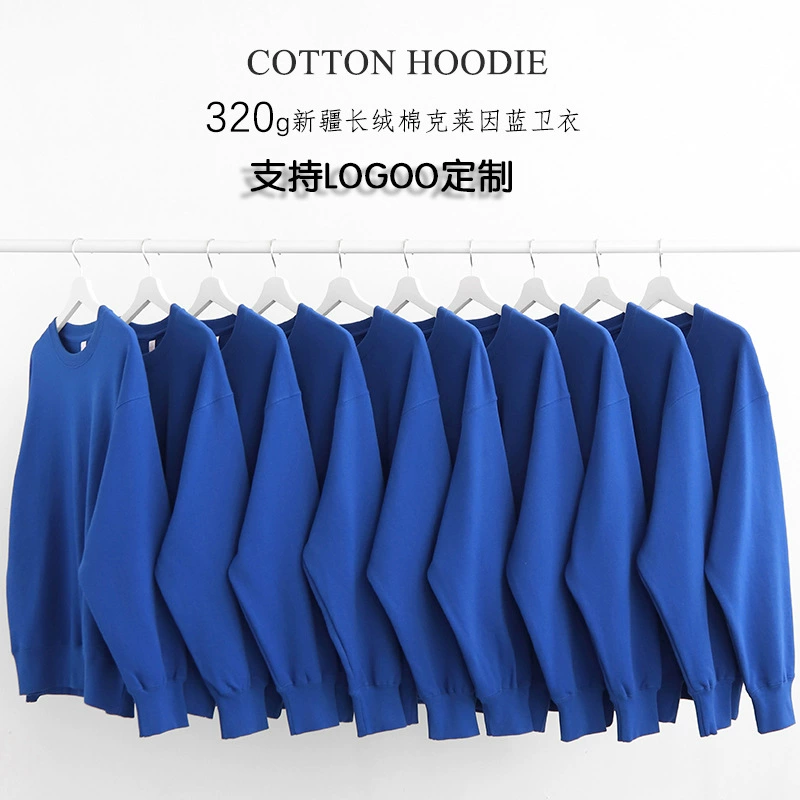 Модная брендовая толстовка с круглым вырезом Маленькая партия Вышивка с индивидуальной печатью Цифровая прямая спрей Класс Одежда Групповая одежда Настройка рабочей одежды